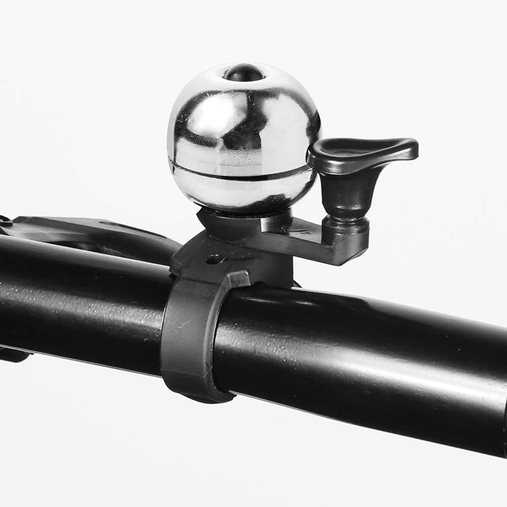 Loud Universal Bicycle Bell - Waterproof with Clear Sound - Suitable for Adults & Kids - Red - Set of 1.