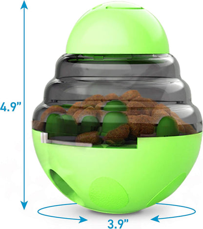 Pink Red Interactive Dog Snack Ball Toy Food Dispenser for Dogs 1 Piece.