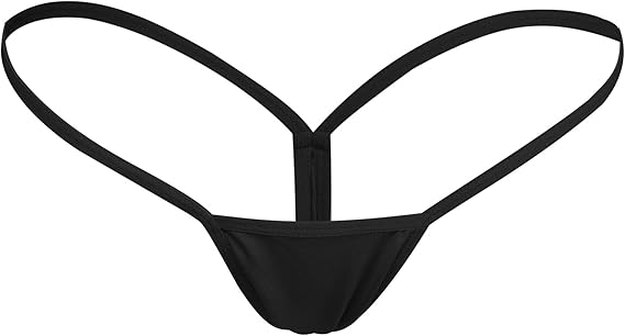 Women's Thong Underwear 5 Pack Slim Waistband Ladies' String Briefs S Size