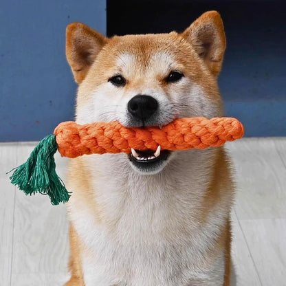 5 Pack Dog Chew Toys - 100% Cotton Material - Durable Bite-Resistant for Teeth Cleaning and Interactive Play - Ideal for Dogs of All Sizes.