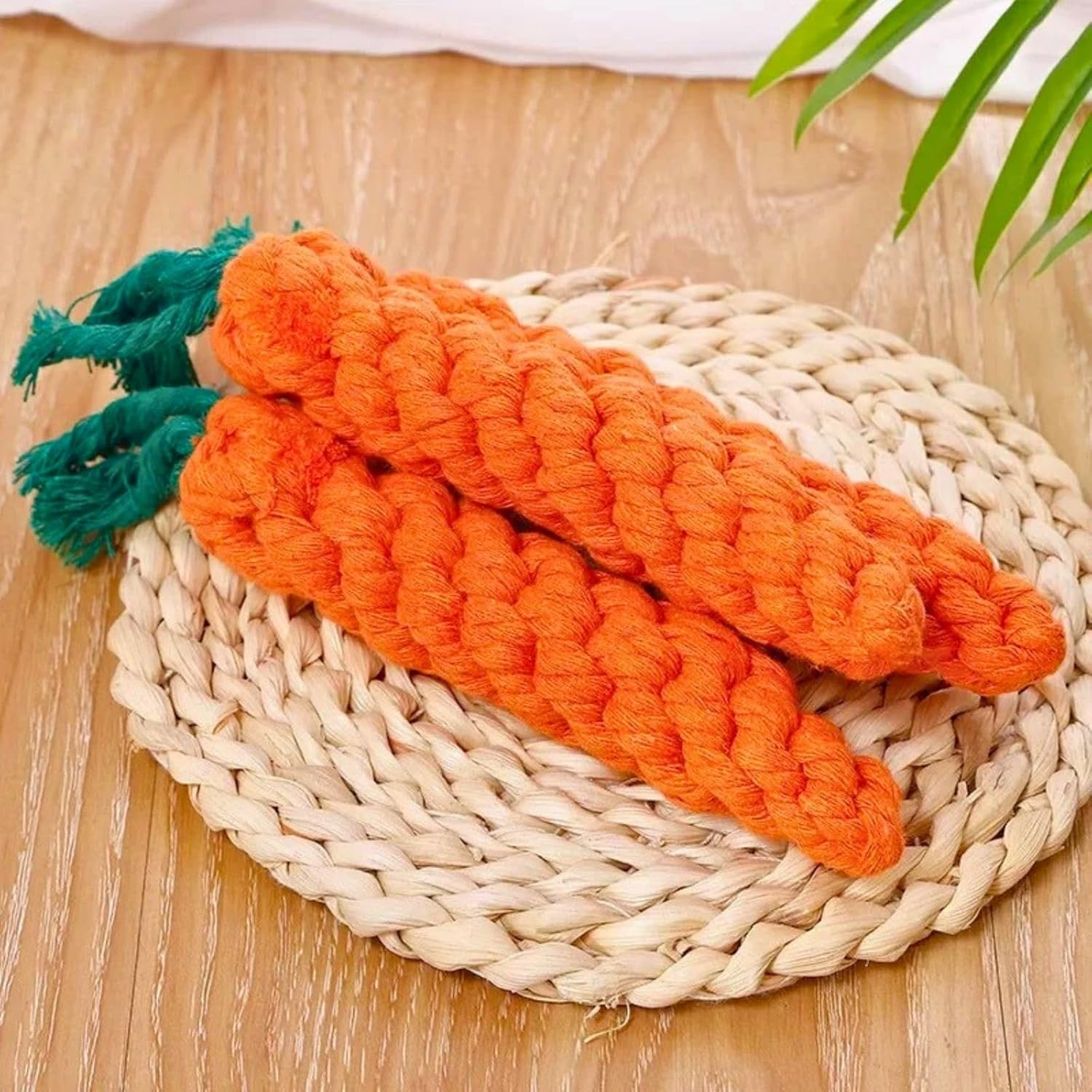 5 Pack Dog Chew Toys - 100% Cotton Material - Durable Bite-Resistant for Teeth Cleaning and Interactive Play - Ideal for Dogs of All Sizes.