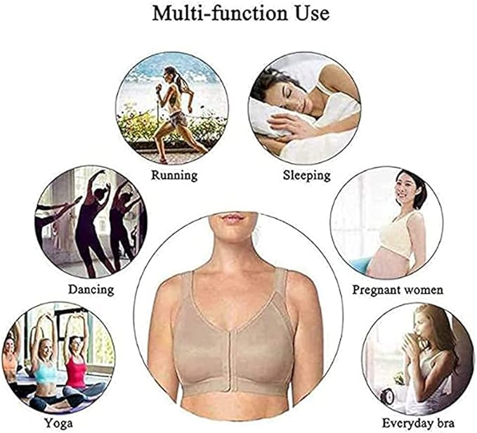 Women's Non-Wired Bra White XXL 1 Piece.