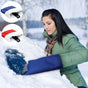 2 in 1 Car Ice Scraper and Window Cleaner Set Red and Blue 2 Pieces.