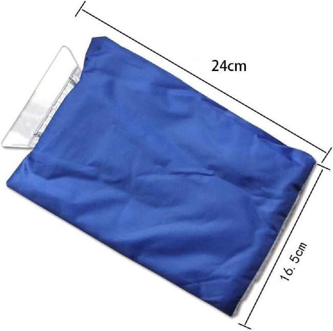 2 in 1 Car Ice Scraper and Window Cleaner Set Red and Blue 2 Pieces Main Image