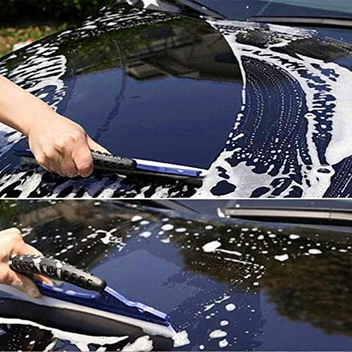 Blue Ice Scrapers 2 Pack - Windshield Ice Scraper for Car Windows - Snow and Ice Removal Tool Main Image
