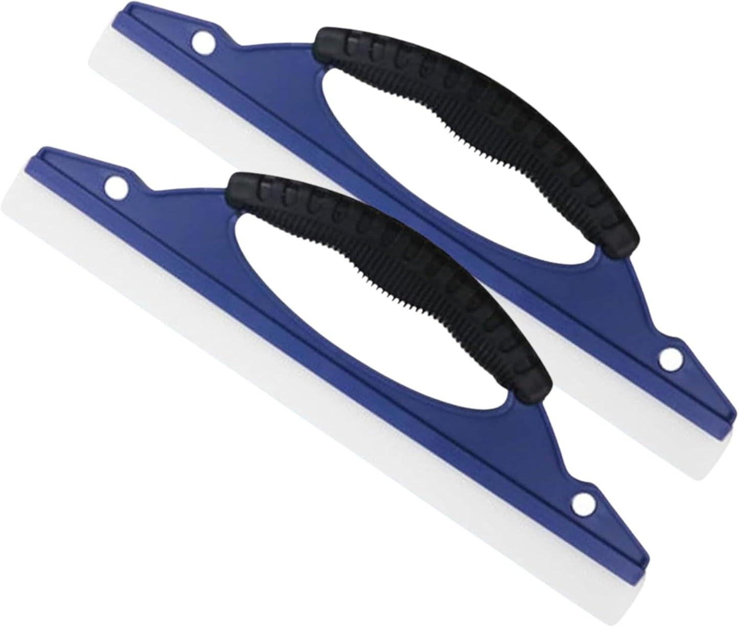 Blue Ice Scrapers 2 Pack - Windshield Ice Scraper for Car Windows - Snow and Ice Removal Tool.