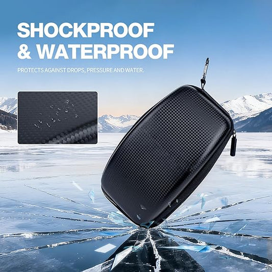 Universal Hard Case for Ski Goggles - Durable EVA Protective Cover with Soft Lining - Waterproof & Shockproof.