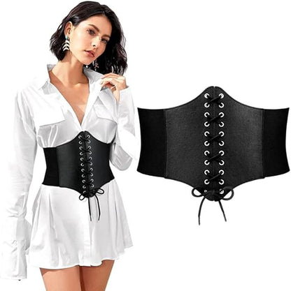Women's Waist Cincher Corset Belt - 93cm L Size Black - Slimming Waist Trainer Belt