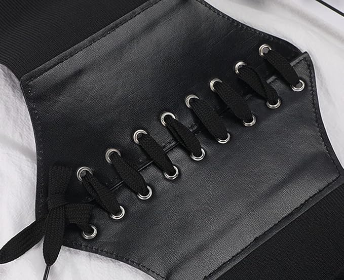 Women's Waist Cincher Corset Belt - 93cm L Size Black - Slimming Waist Trainer Belt