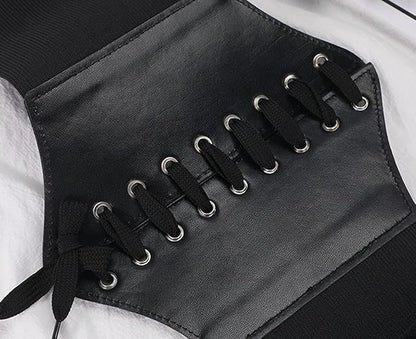 Women's Waist Cincher Corset Belt - 93cm L Size Black - Slimming Waist Trainer Belt