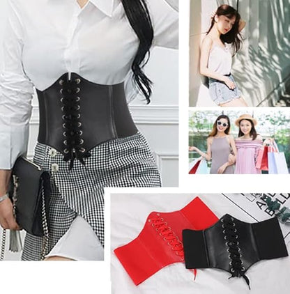 Women's Waist Cincher Corset Belt - 93cm L Size Black - Slimming Waist Trainer Belt