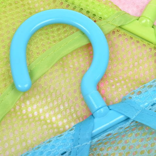 3 Pack Multifunctional Pouch Set - 29x24cm - Blue Pink Green - Versatile Storage Solution.