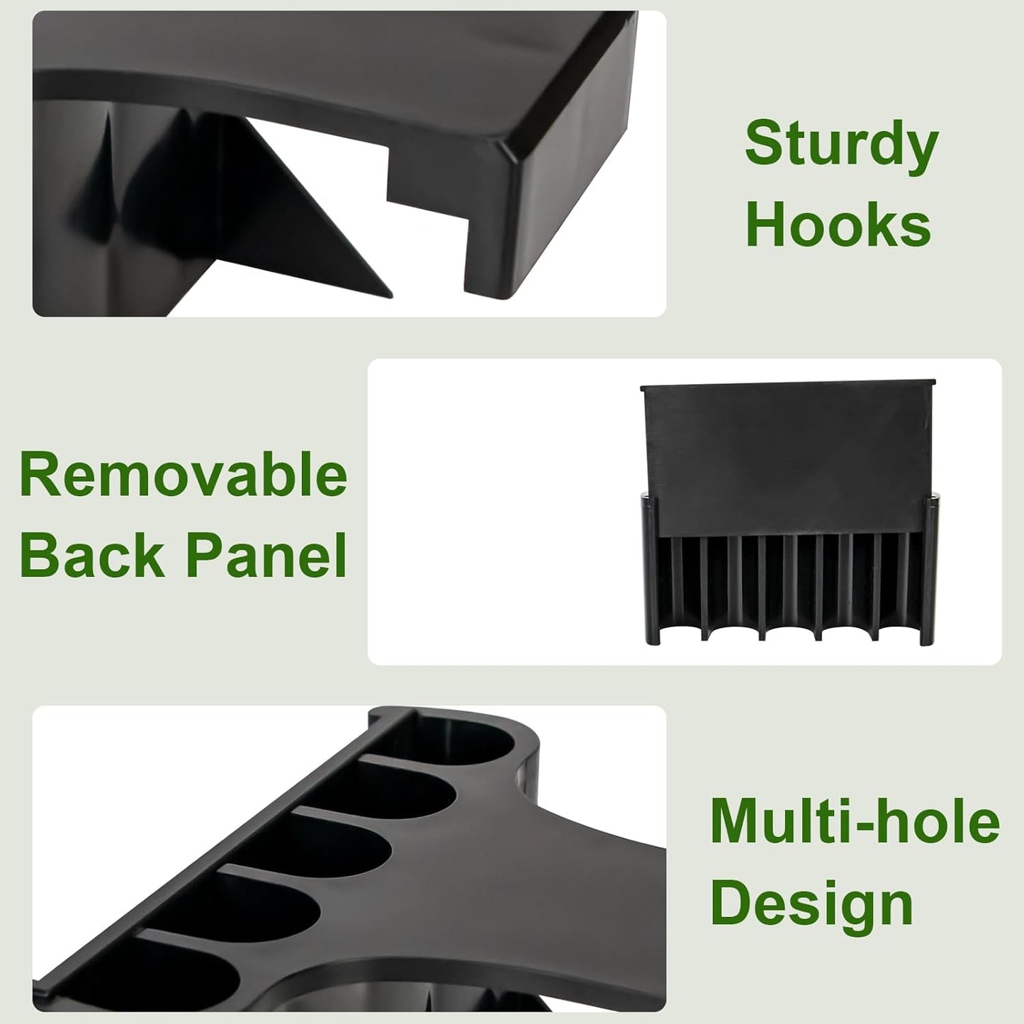 Hydroponic Aquarium Plant Holder 2 Pack Black 9x9x6cm for Aquascape Plant Cultivation