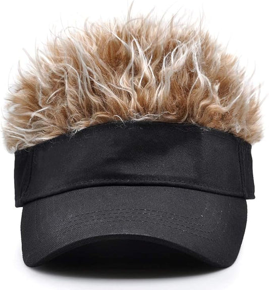 Funny Wig Beanie Winter Hat Adjustable for Party & Carnival Unique Gift