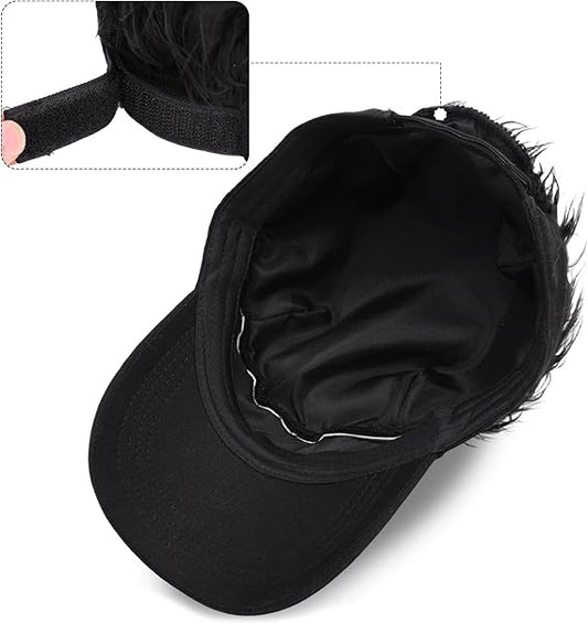 Funny Wig Beanie Winter Hat Adjustable Party & Carnival Accessory Unique Gift Idea