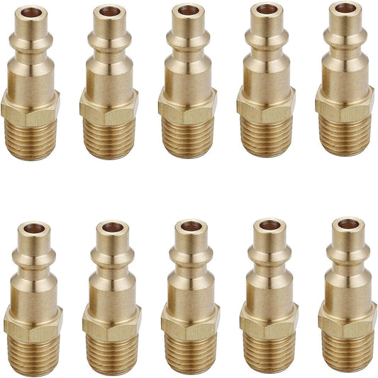 10 Pack 1/4 Inch Adapters/Connectors - General Purpose, Durable & Rustproof.