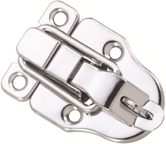 10 Pack Silver Hasp Locks 59mm with Screws Universal Chest Hardware Secure Locking Solution.