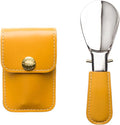 1 Piece Stainless Steel Shoe Horn Durable Extra Strong Yellow.