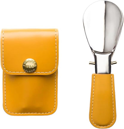 1 Piece Stainless Steel Shoe Horn Durable Extra Strong Yellow.