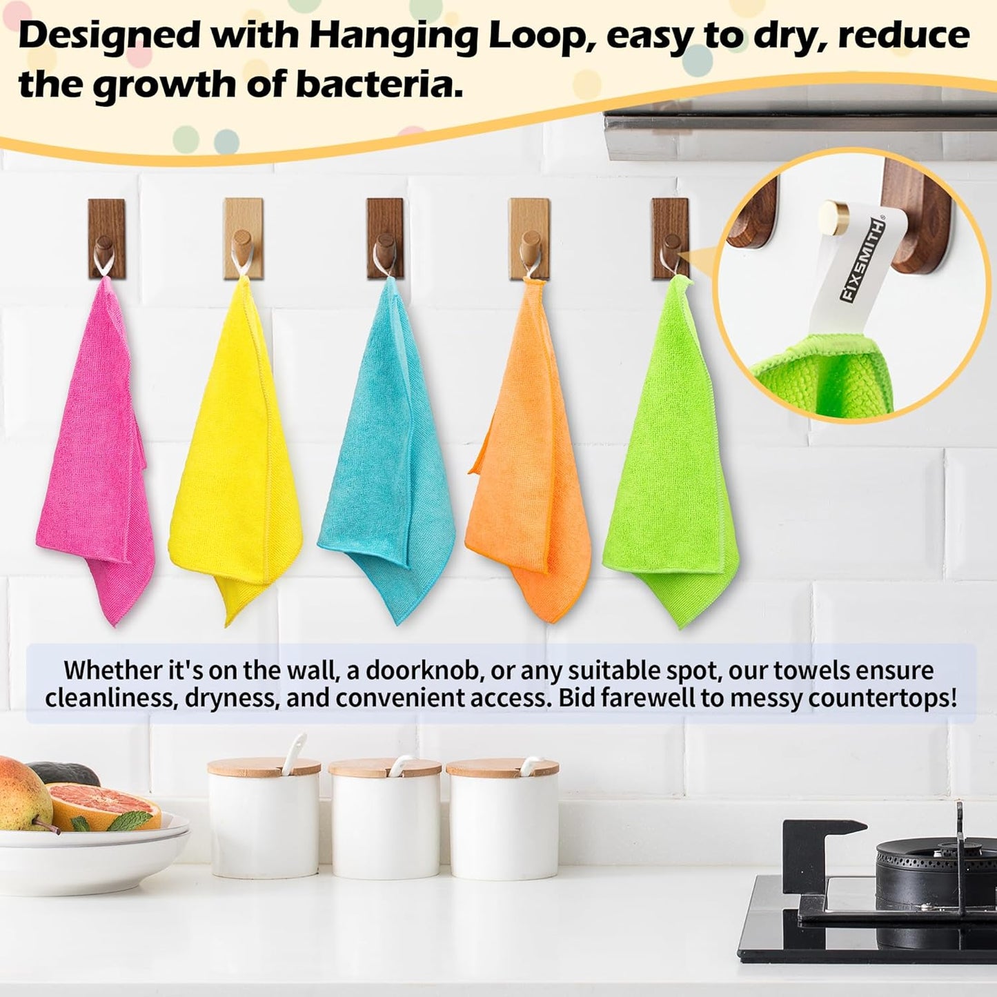 Microfiber Cleaning Cloth - Pack of 8, Size: 12 x 16 in& Microfiber Cleaning Cloth, 20 Pack Cleaning Rags, Cleaning Towels for Housekeeping.