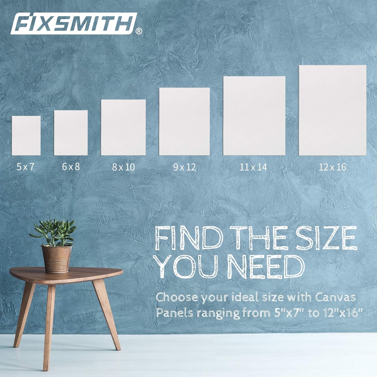 Painting Canvas Panel Boards - 5x7 Inch Art Canvas,24 Pack with 12x16 Inch Canvas Board Super Value 12 Pack,100% Cotton,Primed Canvas Panel,Acid Free,Artist Canvas Boards