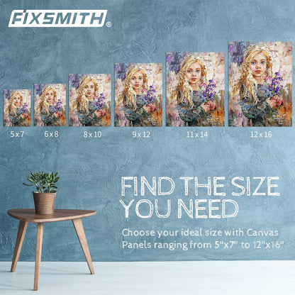 Painting Canvas Panel Boards - 5x7 Inch Art Canvas,24 Pack with 12x16 Inch Canvas Board Super Value 12 Pack,100% Cotton,Primed Canvas Panel,Acid Free,Artist Canvas Boards