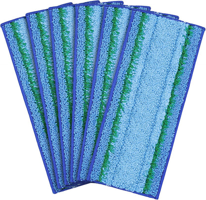 6 Pack M6 Wet Mopping Pads Washable and Reusable M6 Wet Mopping Pads Compatible with Braava Jet m6 Series (6110) (6012) (6112) (6113) Ultimate Robot Mop