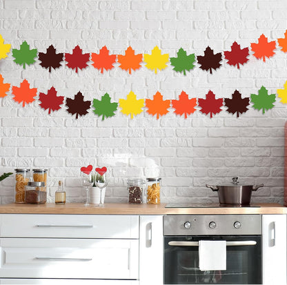 Glenmal 540 Sheets Thanksgiving Fall Leaf Sticky Notes Autumn Sticky Notepads Maple Leaves Shape Self Stick Cute Colorful Maple Leaf Note Memo Pad for Write Office Home, 3.15 Inch 18 Pads 6 Colors