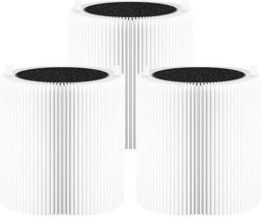 Blue Pure 311 AUTO Filter Replacement for Blue Pure 311 AUTO Air Puri-fier, H13 True HEPA Filter and Activated Carbon Filter Pack of 3 By