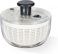 6.4 Qt Salad Spinner Large Lettuce Spinner Plastic Vegetable Fruit Washer, Vegetable Cleaner Salad Cleaner Lettuce Washer, Non-Slip Base, BPA-Free