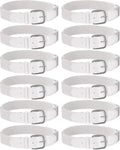 12 Pcs Baseball Belts Softball Belts Bulk for Adult and Youth Adjustable