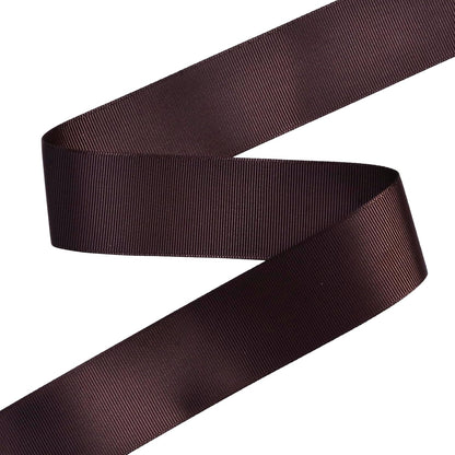 Brown Grosgrain Ribbon, 1 1/2 Inch 50 Yards, Great for Crafts Bows Flower Bouquet Wedding Home Decor Gift Wrapping