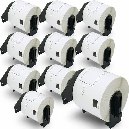 '- Compatible Shipping Labels Replacement for Brother DK-1202 (2.4 in x 3.9 in), Use with Brother QL Label Printers [10 Rolls/3000 Labels]