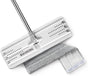 Flat Mops, Microfiber Mop for Floor Cleaning and Wall Cleaner, 50" Mop Handle with Flexible 13" Flat Head with a Microfiber Mop Pad - White