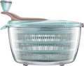 Salad Spinner, 4.24 Quart Lettuce Spinner with Double Drainage Holes, Salad Dryer for Washing, Spinning, and Draining Greens, Fruits, and Vegetables