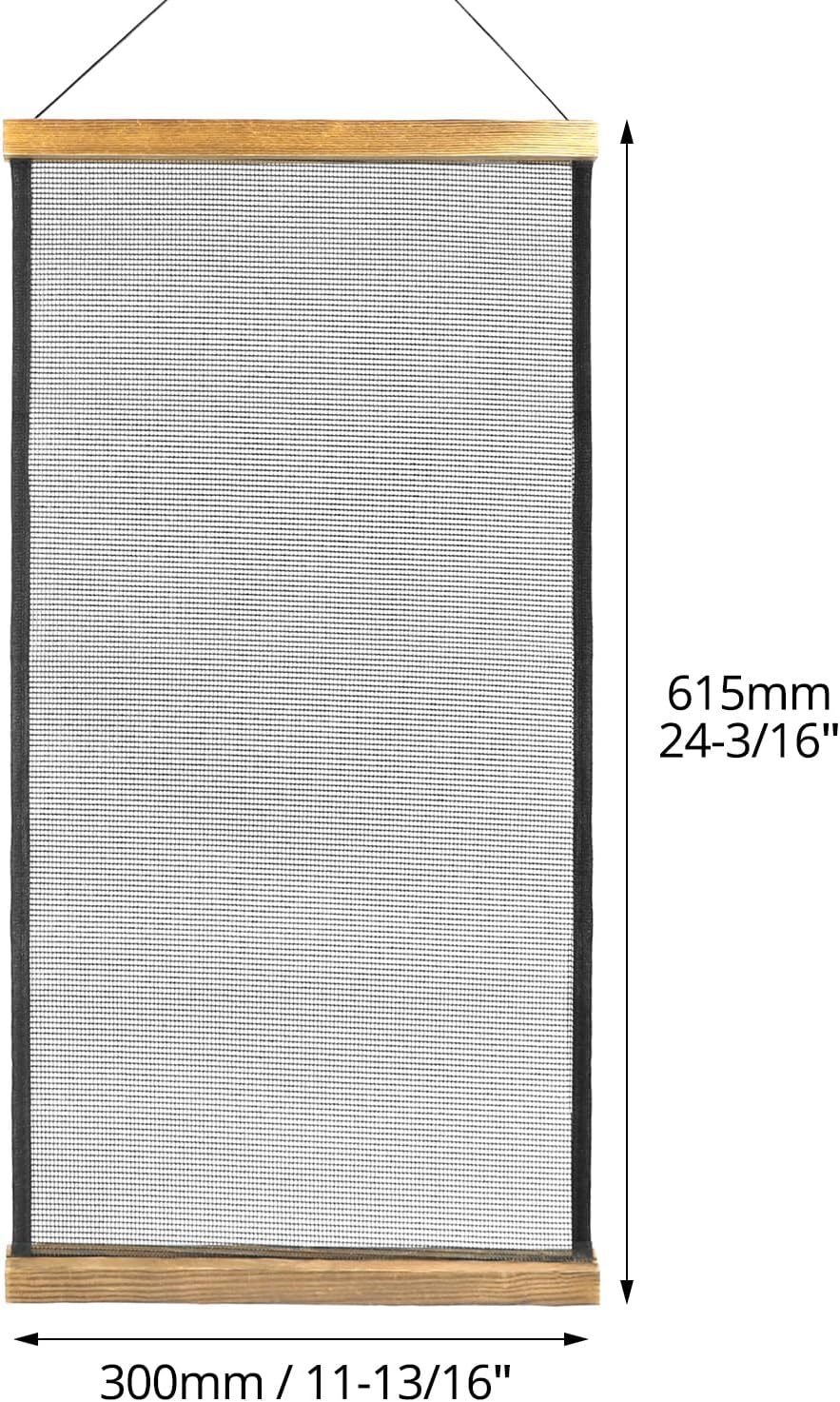 Earring Organizer Hanging Mesh, 2 Pack Wall Jewelry Organizer Necklaces Holder Rack for Earrings, Bracelets, Rings, Girls Hair Clips Hanger