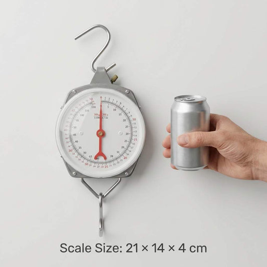 Precision Hanging Scale, 110lbs / 50kg Capacity, Dual Unit, Heavy Duty
