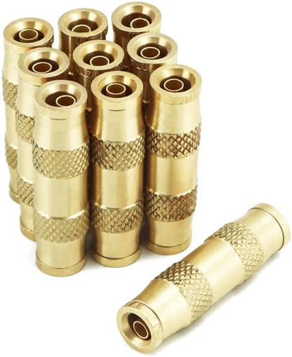 1/4" Push To Connect Fittings - 10 Pack Air Compressor Quick Connect Dot Air Line Pneumatic Hose Fittings