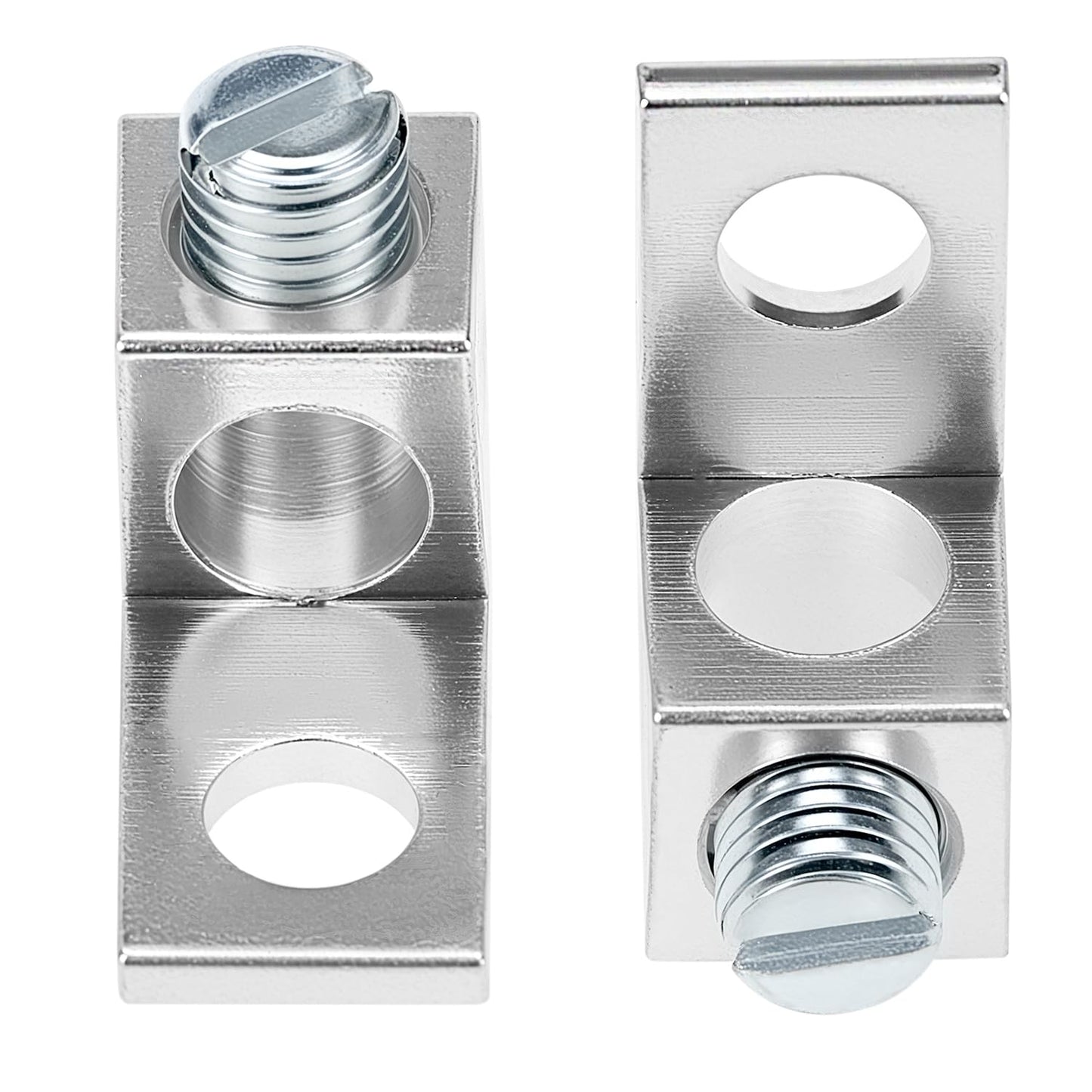 Aluminum Alloy Mechanical Lugs, Terminal Mechanical Lug, Set of 50, Tin Plated with High-Strength Low-Resistance Structure