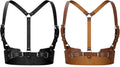 2 Pcs Women Leather Waist Belt Leather Harness for Women Fashion Body Chain Adjustable Waist Belt for Party Cosplay