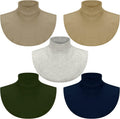 Fake Turtleneck Dickey Collars Women Half Top Mock Collar Neck Wear in Sweater Hoodie High Neck Mock Collar
