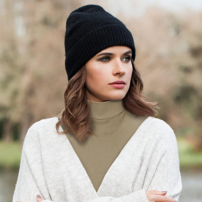 Fake Turtleneck Dickey Collars Women Half Top Mock Collar Neck Wear in Sweater Hoodie High Neck Mock Collar