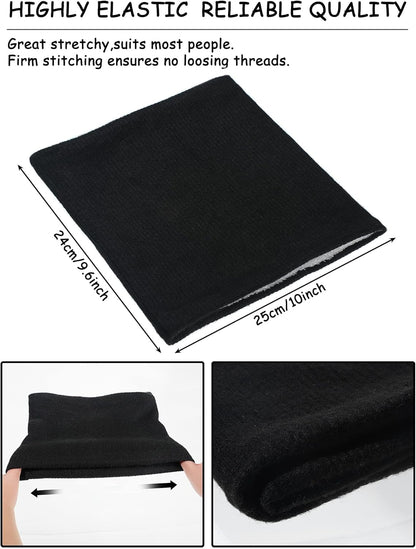 4 Pack Winter Neck Warmer Gaiter for Women Fleece Lined Thick Double Layer Knitted Warmer Neck for Cold Weather Men Sports Work