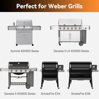 20-Pack Grill Drip Pans for Weber SmokeFire, Summit, Genesis Series, 11 x 5 Inch Disposable Aluminum Foil Grease Tray Liners