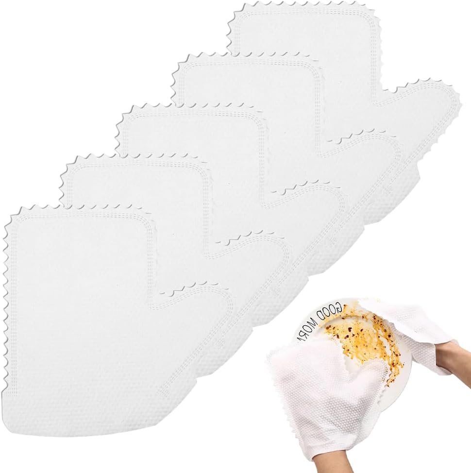 Multi-purpose Washable Dusting Gloves, 2026 Dual-Sided Pet Hair Cleaning Gloves Reusable Wet Dry Kitchen Mitt
