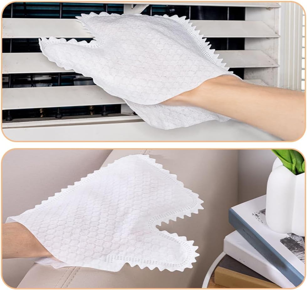 Multi-purpose Washable Dusting Gloves, 2026 Dual-Sided Pet Hair Cleaning Gloves Reusable Wet Dry Kitchen Mitt