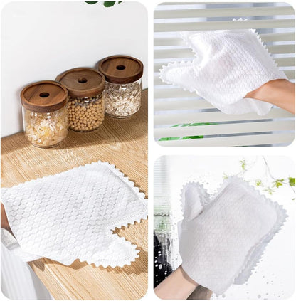 Multi-purpose Washable Dusting Gloves, 2026 Dual-Sided Pet Hair Cleaning Gloves Reusable Wet Dry Kitchen Mitt