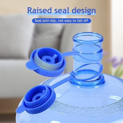 5 Gallon Water Jug Cap, 2024 New Leak Proof 5 Gal Water Jug Cap 3 and 5 Gallon Water Jugs Replacement Cover, Upgrade No Spill Food Grade Silicone Replacement Gallon Caps Multipack (8)