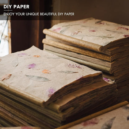 3 Size Wooden Paper Making Screen Paper Making Mould and Frame Kit for DIY Craft(A6, A5, A4)