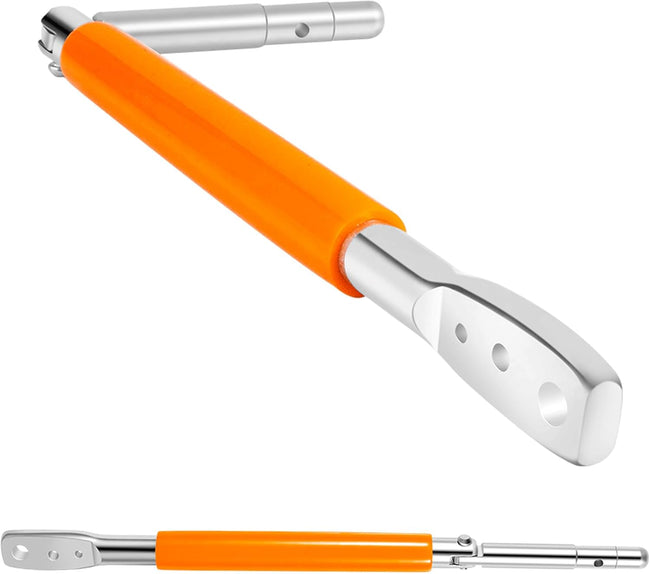3 Hole Wire Twister Multi-Functional Bender High-tensile Wire Tool Twisting Tool Fencing Tool for Fixing Fence Wire and Wire Clip(Orange) Hover Image